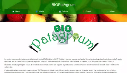 Screenshot di BioPatAgrium