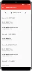 Screenshot di ITS Alto Adriatico Timetable